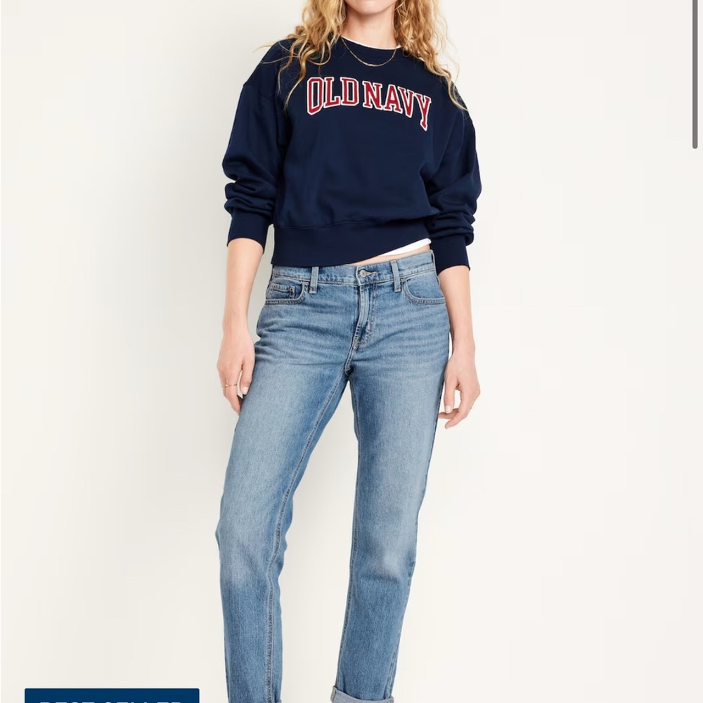Mid-rise Straight Leg Jeans